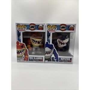 Street Sharks Funko Pop Lot Ripster & Big Slammu #1710 #1711 IN STOCK | NEW